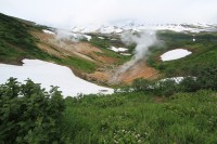 Small valley of geysers | Near Mutnovskij Volcano