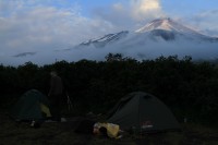 Avachinskaja Volcano | Our camsite in the evening