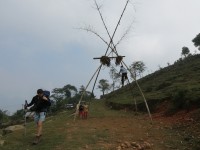 Dashain festival | A typical characteristic of the building swings