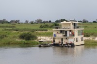 House boat on the Kwando river | National park Chobe