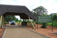 Gate to Ihaha campsite | National Park CHobe