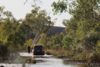 River way | Way flooded river flowing